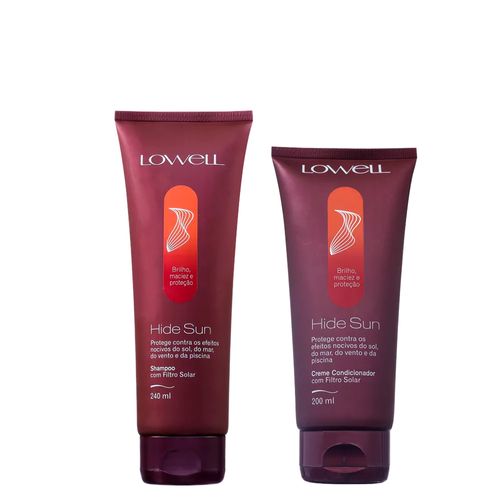 Kit Lowel Hide Sun - Shampoo 240 ml + Condicionador 200 ml