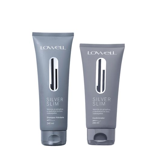 Kit Lowell Silver Slim - Shampoo 240 ml + Condicionador 200 ml