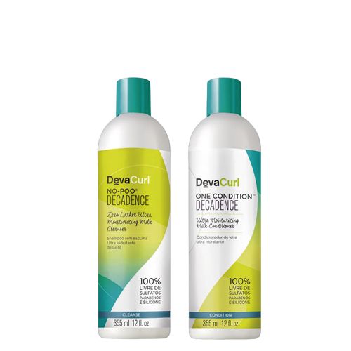 Kit Deva Curl Decadence - Shampoo 355 ml + Condicionador 355 ml