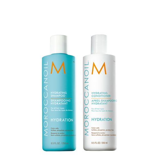 Kit Moroccanoil Hydration - Shampoo 250 ml + Condicionador 250 ml - Kit Moroccanoil Hydration Shampoo 250ml + Condicionador 250ml