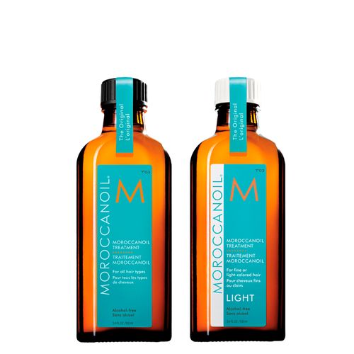 Kit Moroccanoil Treatment - Óleo Capilar 100 ml + Óleo Capilar Light 100 ml