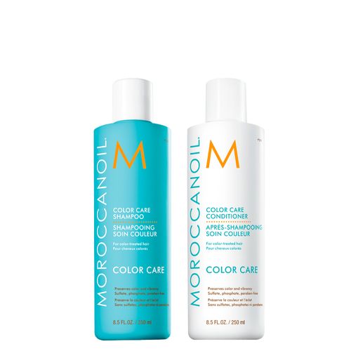 Kit Moroccanoil Color Care - Shampoo Cuidado Da Cor 250 ml + Condicionador 250 ml - Kit Moroccanoil Color Care Shampoo Cuidado da Cor 250ml + Condicionador 250ml