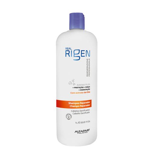 Shampoo Alfaparf Milano Professional Real Rigen Reparador 1000 ml - 1000ml