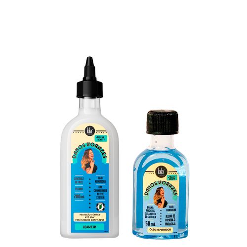 Kit Lola From Rio Danos Vorazes - Óleo 50 ml + Leave-In 200ml