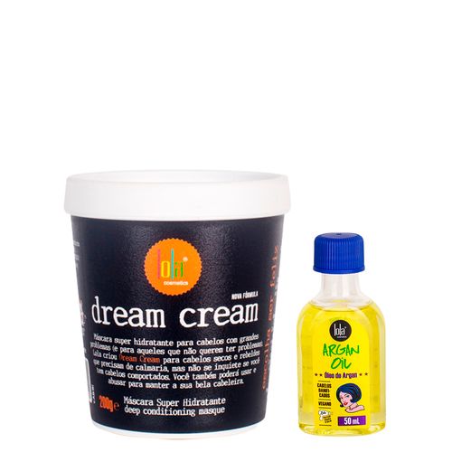 Kit Lola From Rio - Leave-In Argan Oil 50 ml + Máscara Dream Cream 200 g