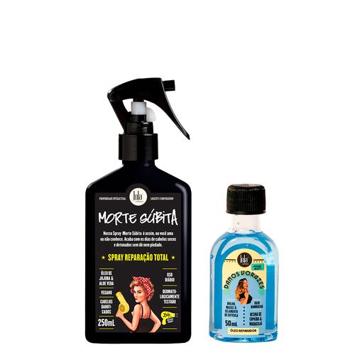 Kit Lola From Rio - Óleo Danos Vorazes 50 ml + Leave-In Morte Súbita 250 ml