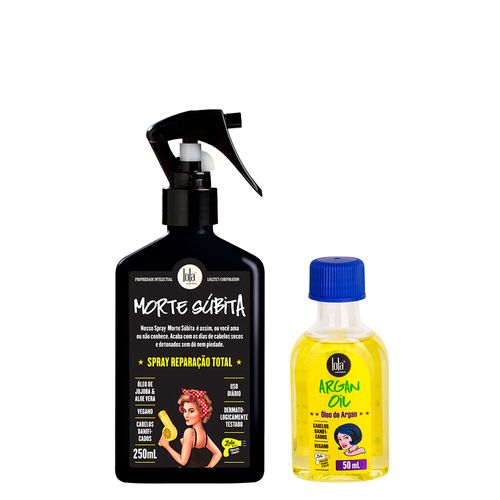 Kit Lola From Rio - Leave-In Argan Oil 50 ml + Leave-In Morte Súbita 250 ml
