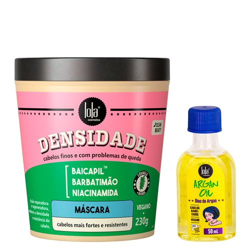 Kit Lola From Rio - Leave-In Argan Oil 50 ml + Máscara Densidade 230 g