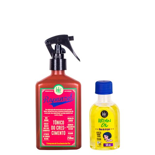 Kit Lola From Rio - Tônico Rapunzel 250 ml + Leave-In Argan Oil 50 ml