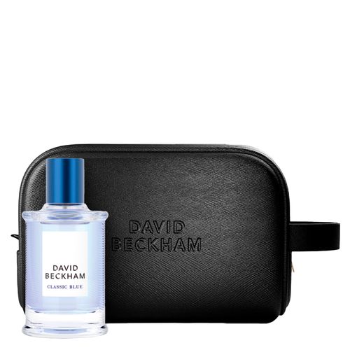 Kit Perfume David Beckham Classic Blue Masculino Eau de Toilette 50 ml + Nécessarie - Kit David Beckham Classic Blue Eau de Toilette Perfume Masculino 50ml + Nécessarie Presenteável
