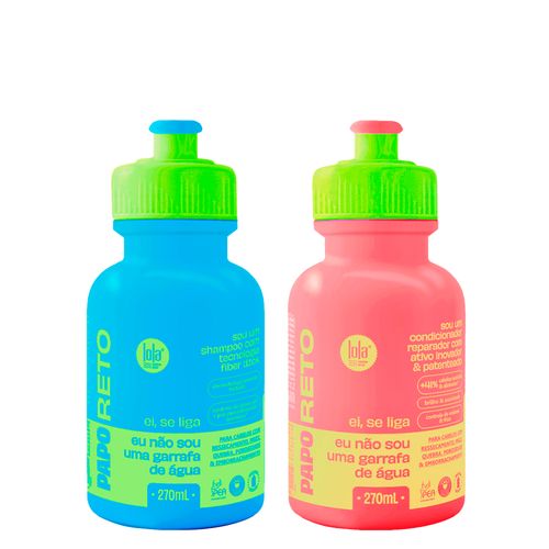 Kit Lola From Rio Papo Reto - Shampoo 270 ml + Condicionador 270 ml