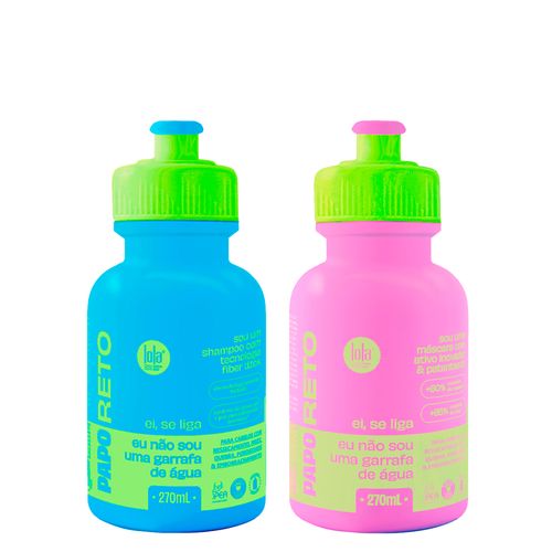 Kit Lola From Rio Papo Reto - Shampoo 270 ml + Máscara Fluída 270 ml