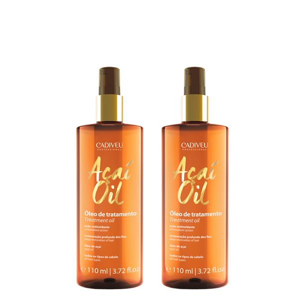Kit Cadiveu Açaí Oil - Óleo de Tratamento 2X110ml Kit