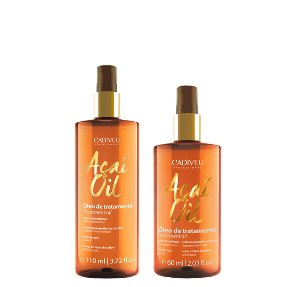 Kit Cadiveu Açaí Oil Óleo de Tratamento 110ml + Óleo de Tratamento 60ml