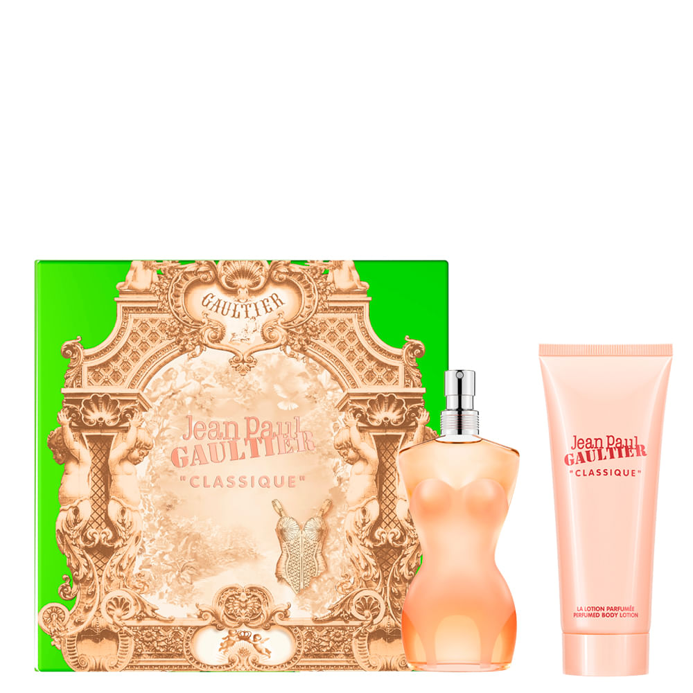 Kit Perfume Jean Paul Gaultier Classique Feminino - Eau de Toilette 50ml + Loção Corporal 75ml