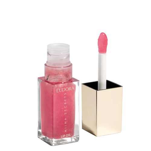 Lip Oil Shine Flowers Rosa Silvestre Niina Secrets by Eudora 7 ml