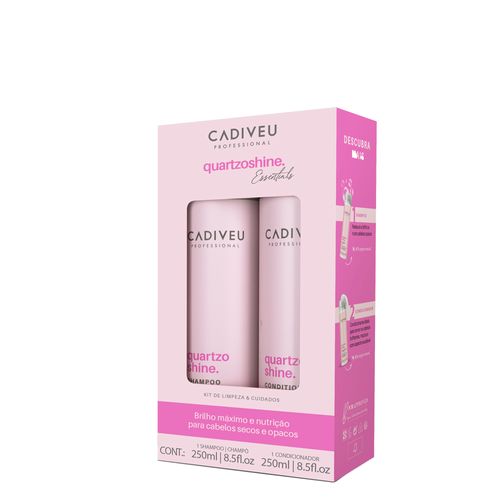 Kit Cadiveu Essentials Quartzo Shine - Shampoo 250 ml + Condicionador 250 ml