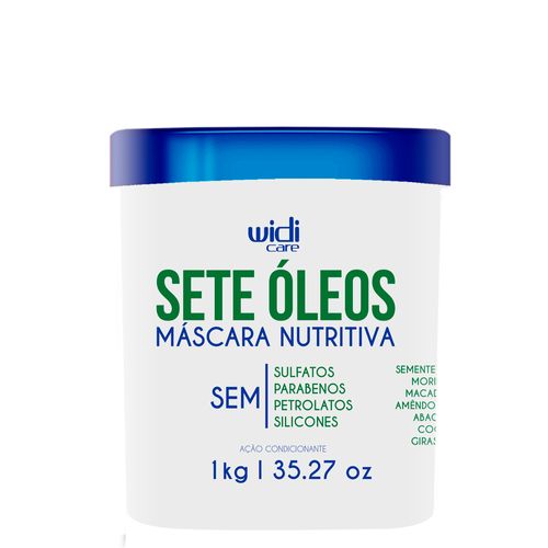 Máscara Nutritiva Widi Care Sete Óleos Ação Condicionante 1 kg