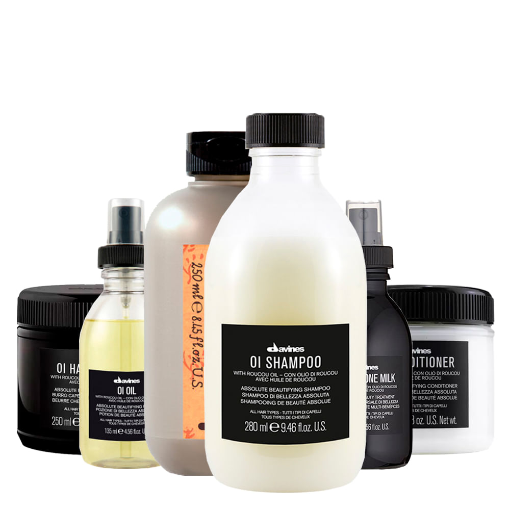 Kit Davines Oi - Manteiga Nutritiva 250ml + 5 Produtos