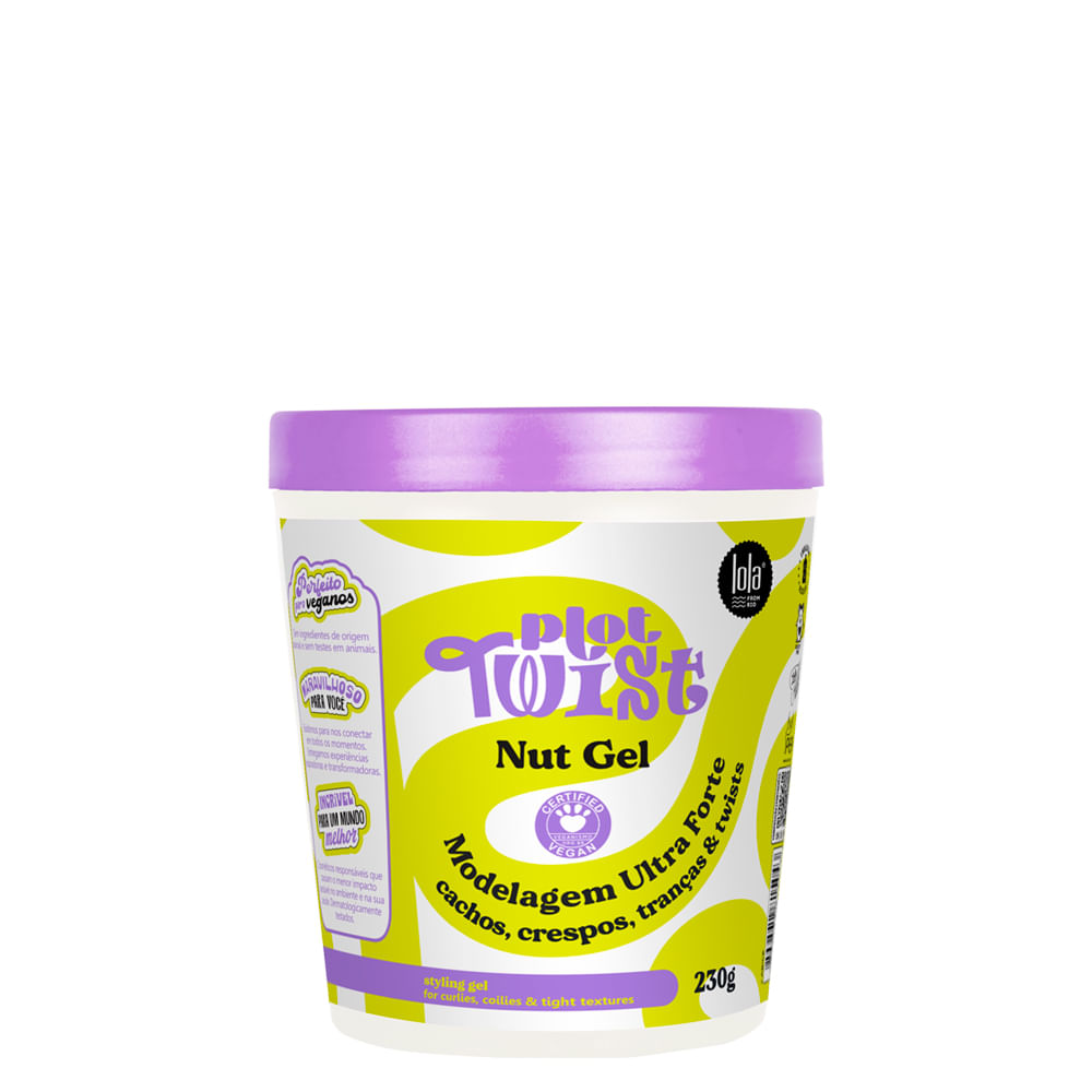 Fixador Capilar Fixador Capiar Lola From Rio Plot Twist Nutgel 230g