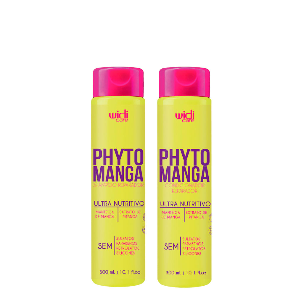 Kit Widi Care Phytomanga Reparador Shampoo 300ml + Condicionador Hidratante 300ml
