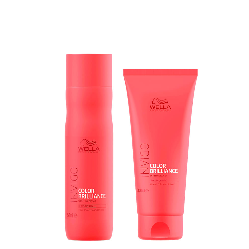 Kit Wella Professionals Invigo Color Brilliance - Shampoo 250ml + Condicionador 200ml