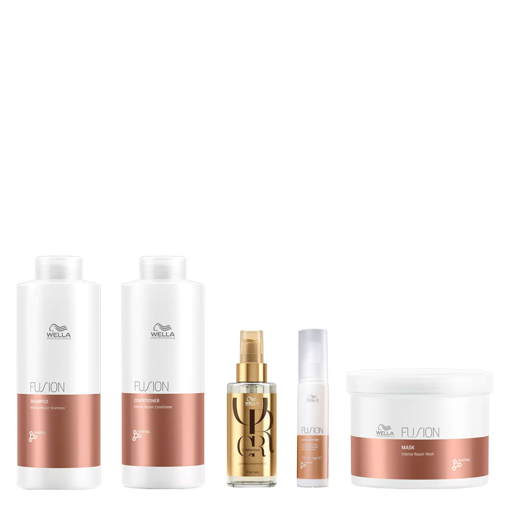 Kit Wella Professionals Fusion Profissional - 5 Produtos