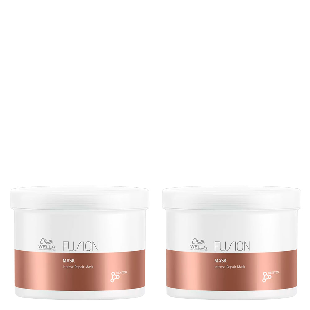 Kit Wella Professionals Fusion Máscara de Reparação 500ml - 2 Unidades