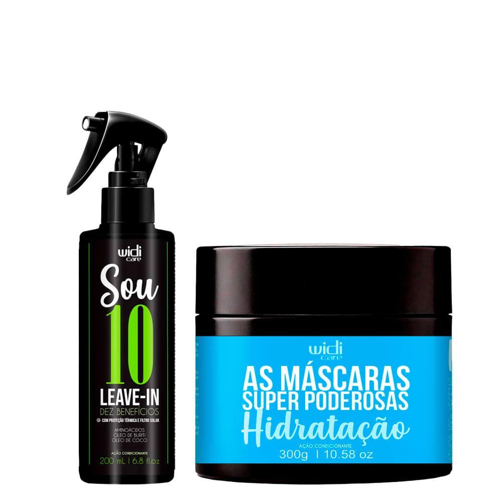 Kit Widi Care Super Poderosas Máscara 300g + Leave-In Sou 10 200ml