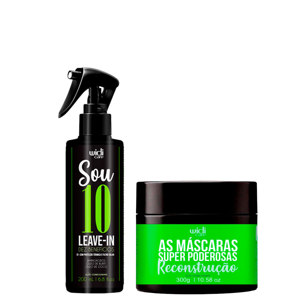 Kit Widi Care Super Poderosas Máscara 300g + Leave-In Sou 10 200ml