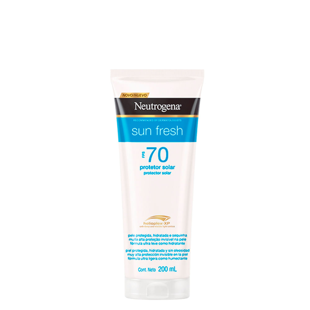 Protetor Solar Corporal Neutrogena Sun Fresh® FPS 70 200ml