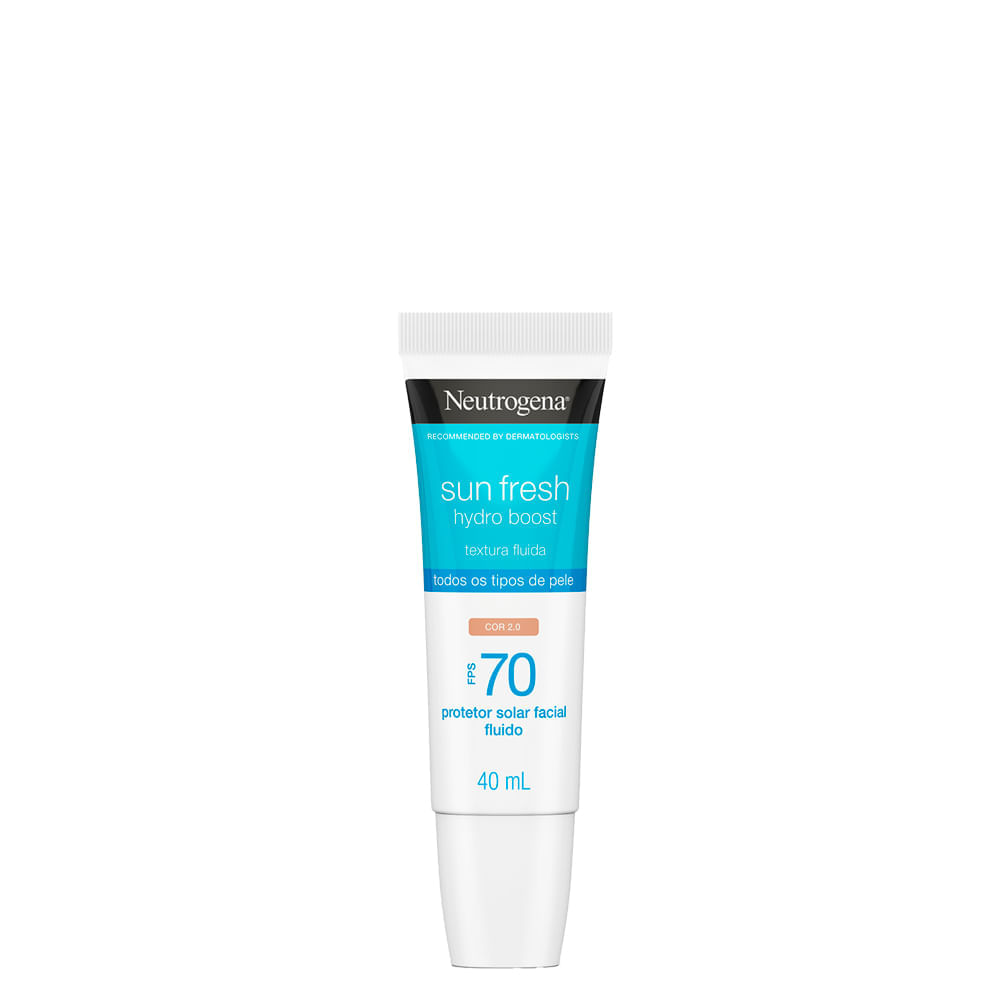 Creme Facial Neutrogena Sun Fresh® Derm Care Hydro Boost FPS 70 40ml Cor 2.0