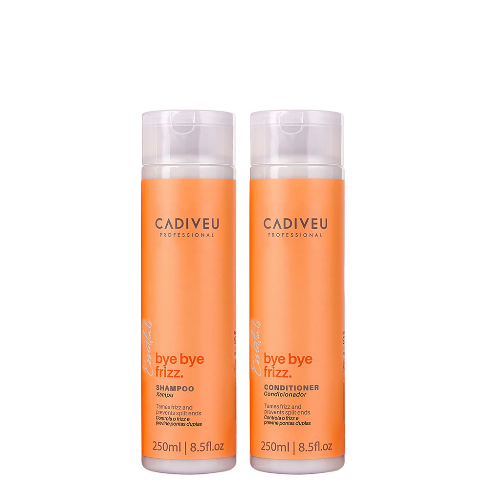 Kit Cadiveu Essentials Bye Bye Frizz - Shampoo 250ml + Condicionador 250ml