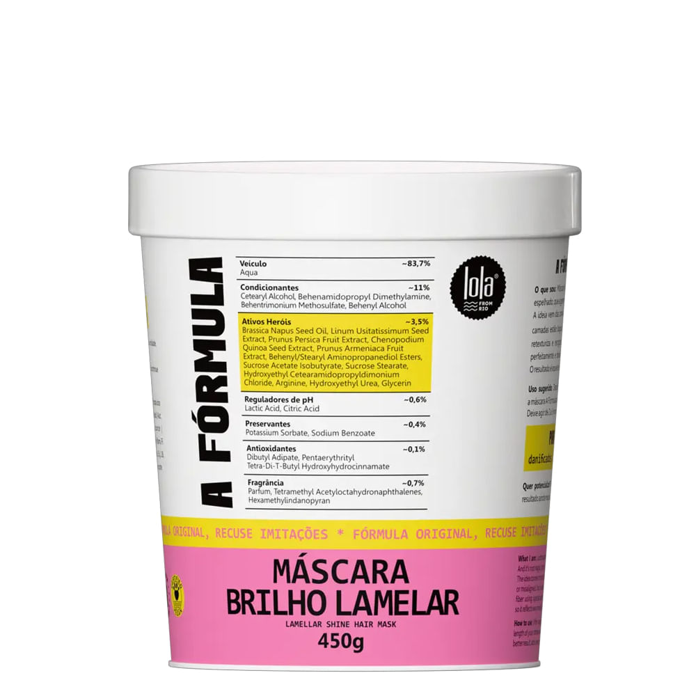 Máscara Lola From Rio a Fórmula 450g