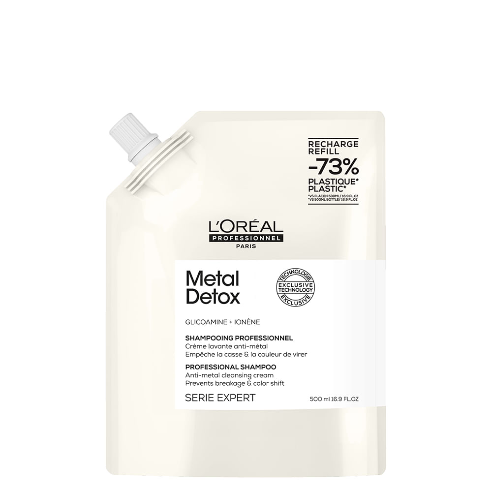 Shampoo L'Oréal Professionnel Serie Expert Metal Detox 500ml Refil