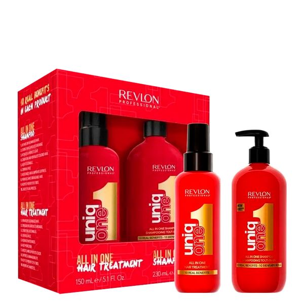 Kit Shampoo Revlon Professional Uniq One 230ml + Leave-In 150ml Kit