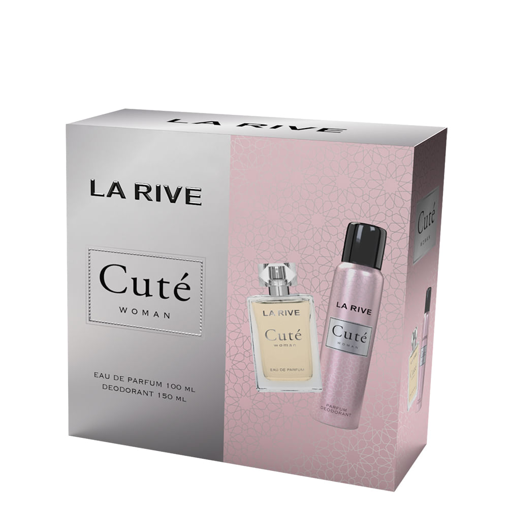 Kit Perfume La Rive Cuté Feminino - Eau de Toilette 100ml + Desodorante 150ml