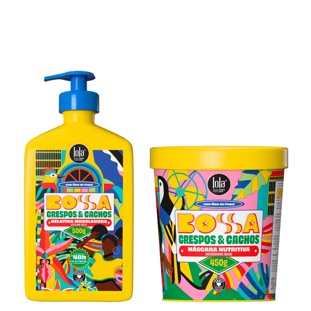 Kit Lola From Rio Bossa Máscara 450g + Gelatina 500g