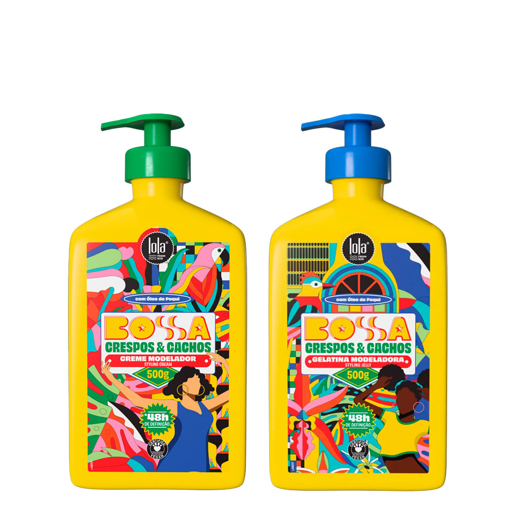 Kit Lola From Rio Bossa Gelatina 500g + Creme 500g