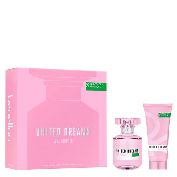 Kit Perfume United Colors Of Benetton Dreams Love Yourself Feminino - Eau de Toilette 80ml + Loção 75ml Kit