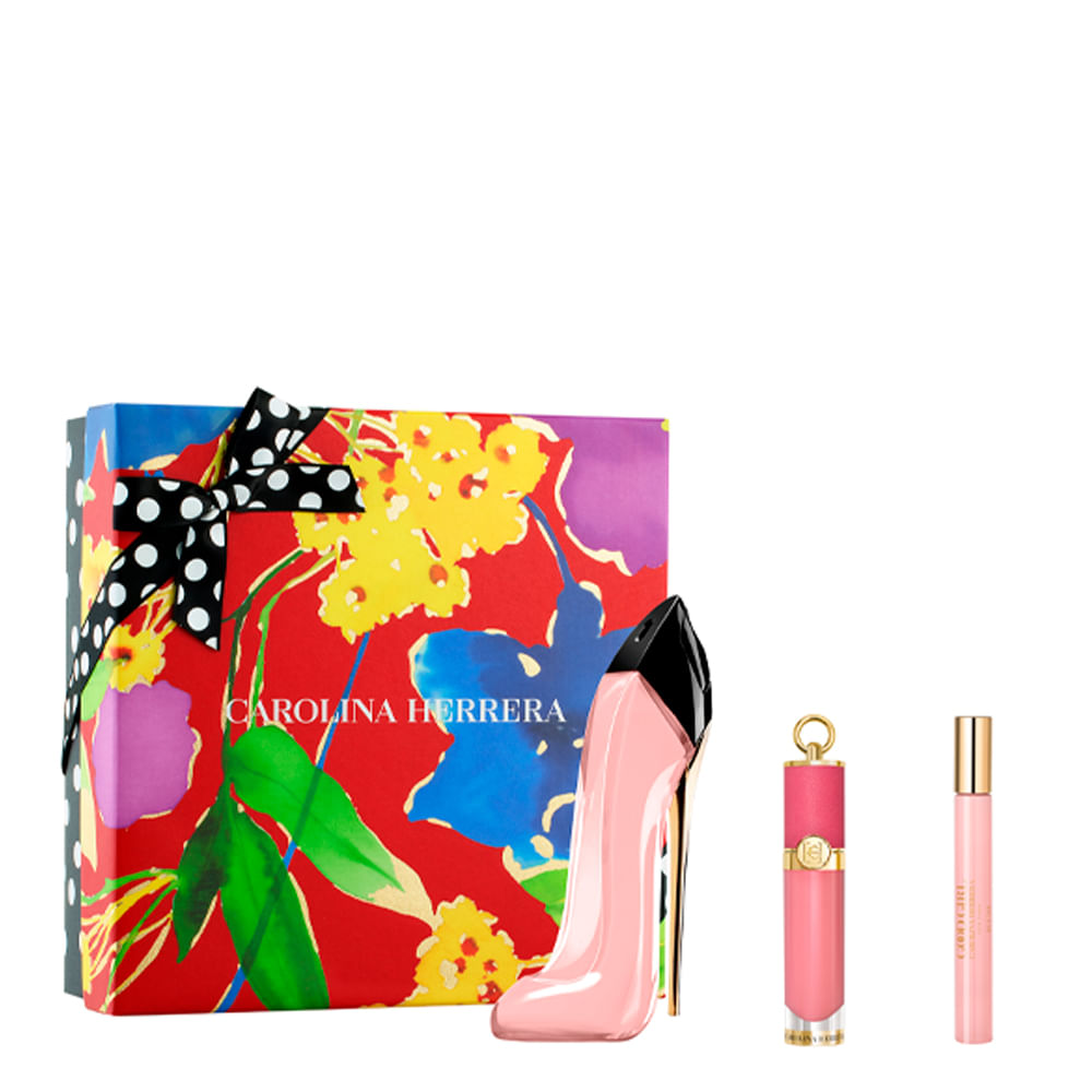 Kit Perfume Carolina Herrera Good Girl Blush Feminino - Eau de Parfum 80ml + Máscara de Cílios + Miniatura 10ml