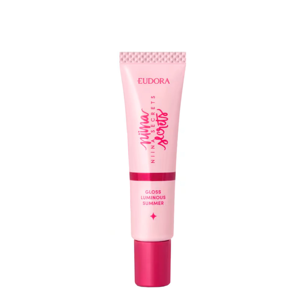 Gloss Eudora Niina Secrets Luminous Summer Vermelho 12g