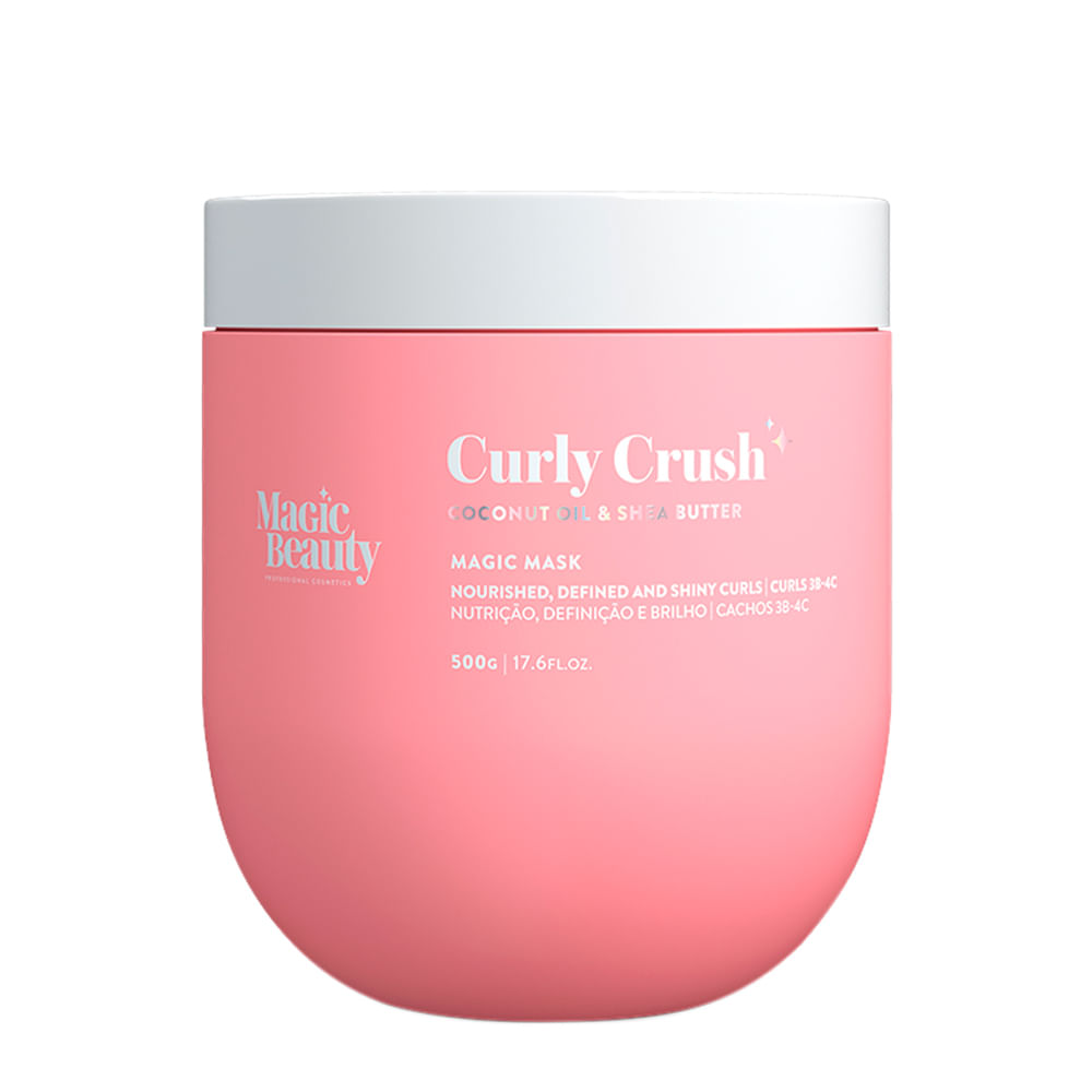 Máscara de Nutrição 3B a 4C Magic Beauty Curly Crush 500g