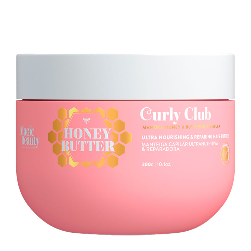 Máscara Magic Beauty Curly Club Honey Butter 300g