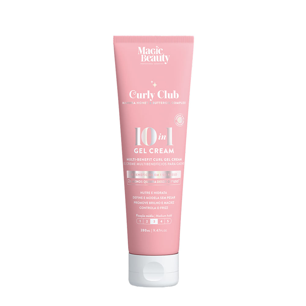 Gel Creme Magic Beauty Curly Club 10 In 1 280ml