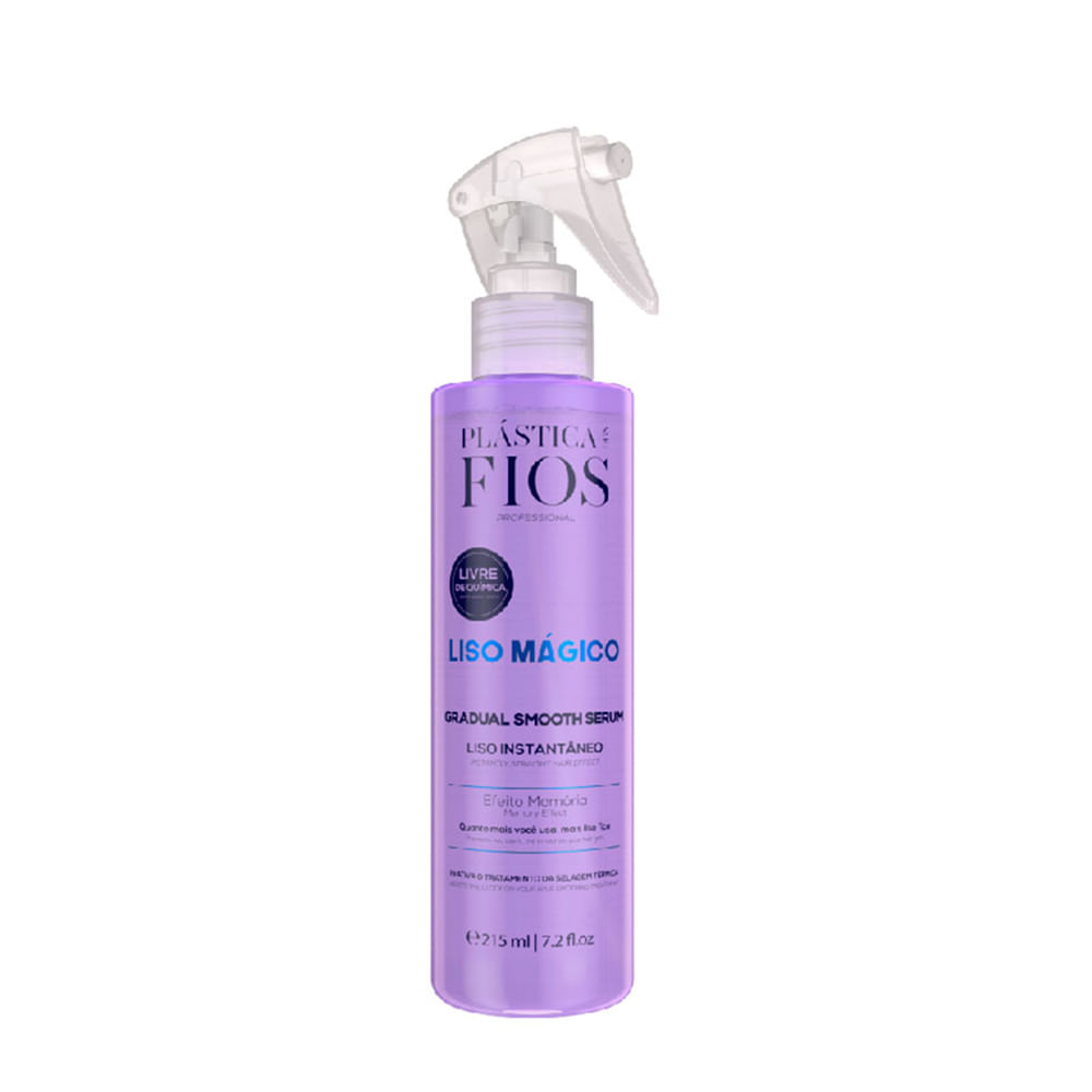 Sérum de Efeito Liso Cadiveu Plástica Dos Fios Liso Mágico 215ml