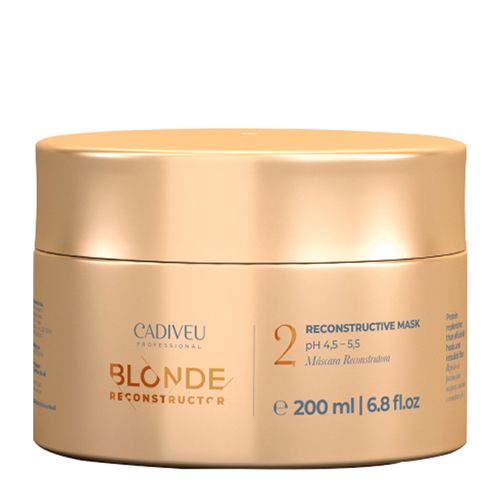 Máscara de Reconstrução Cadiveu Professional Blonde Reconstructor 200ml