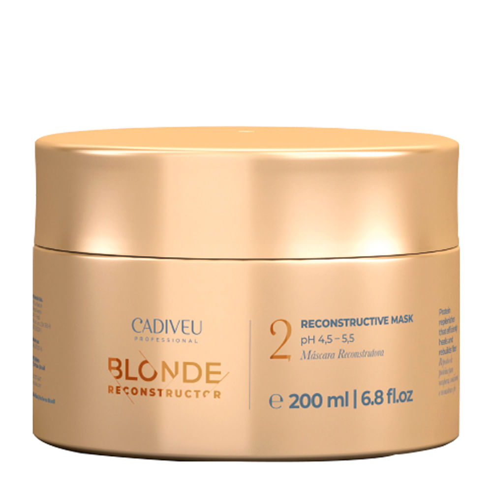 Máscara de Reconstrução Cadiveu Professional Blonde Reconstructor 200ml