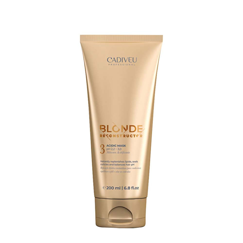 Máscara de Reconstrução Cadiveu Professional Blonde Reconstructor Acidic 200ml