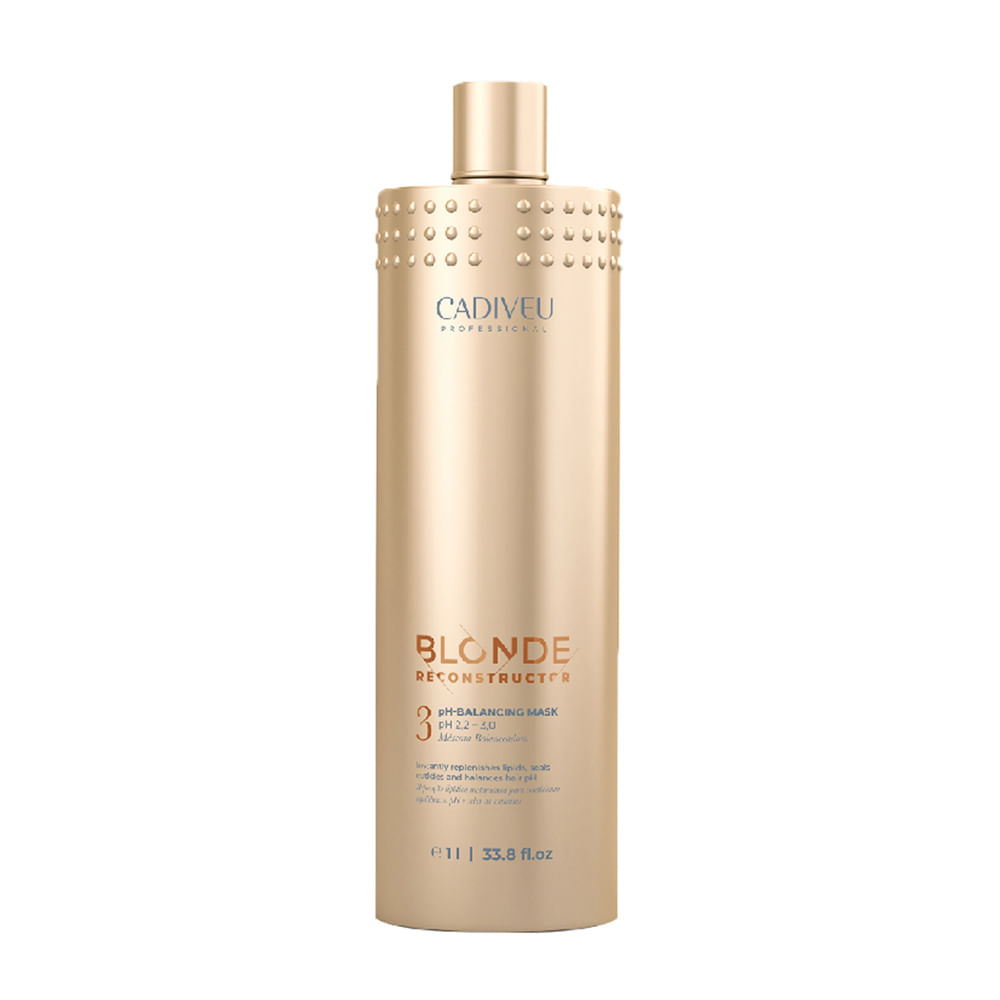 Máscara de Reconstrução Cadiveu Professional Blonde Reconstructor Ph Balancing 1000ml